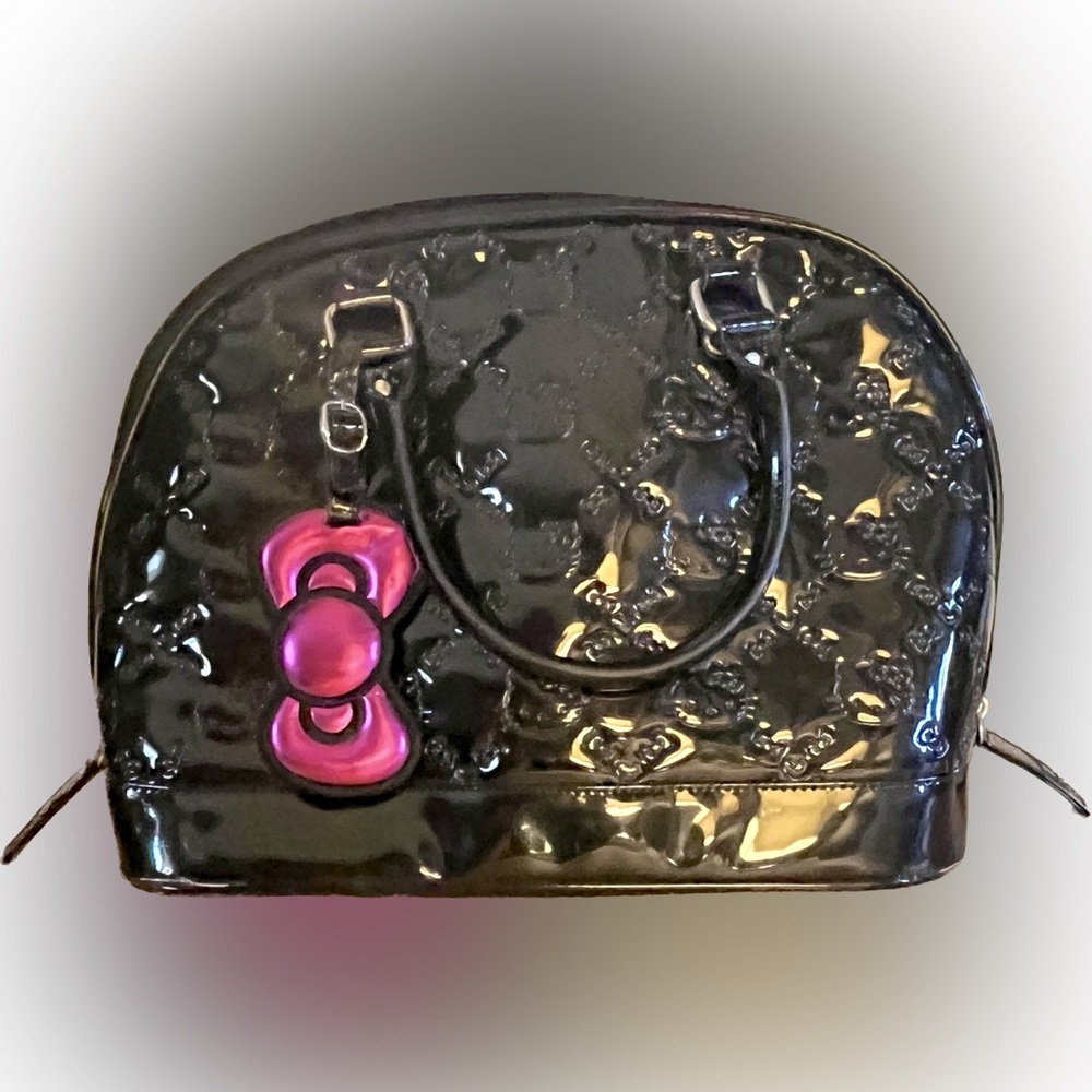 Loungefly | Patent Leather Embossed Hello Kitty Purse